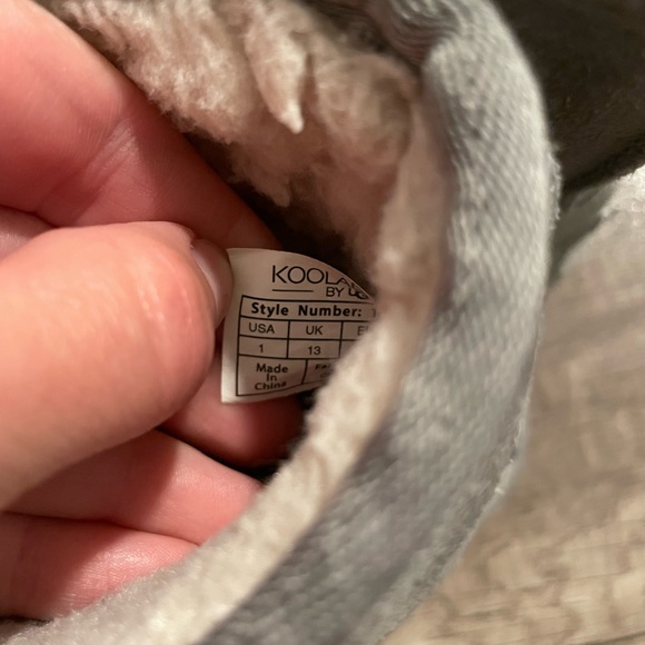 Koolaburra by UGG - Kids Fur Boots - Size 1 - Picture 2 of 4